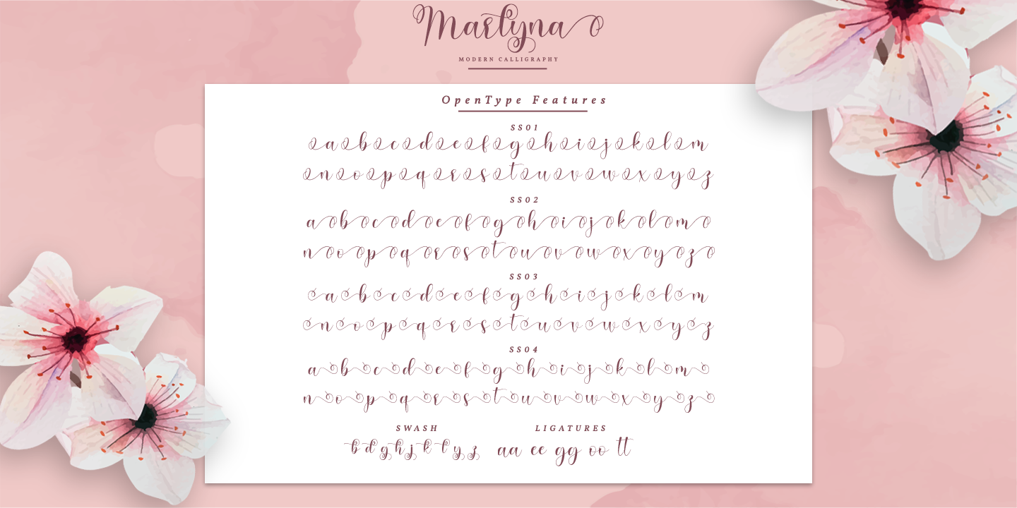 Example font Marlyna #2
